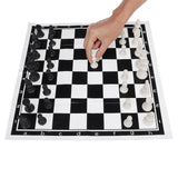Portable,Chess,Tournament,Chess,Plastic,Pieces,Black,Chess,Board
