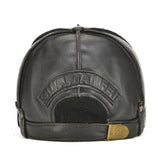 Genuine,Leather,Baseball,Flaps,Adjustable,Thickened,Vintage