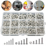 Suleve,500pcs,Stainless,Steel,Socket,Bolts,Screw