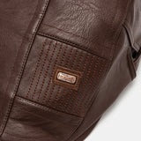 Collrown,Men's,Leather,Beret,Casual,Newsboy