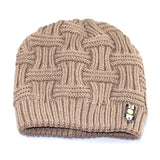 Winter,Thicken,Windproof,Jacquard,Knitted,Winter,Outdoor,Skull,Beanie