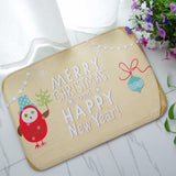 40x60cm,Christmas,Flannel,Velvet,Memory,Absorbent,Bathroom,Floor,Carpet