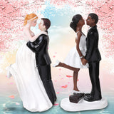 Romantic,Funny,Wedding,Topper,Figure,Bride,Groom,Couple,Bridal,Decorations