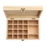 Slots,Essential,Wooden,Storage,Carrying,Holder,Aromatherapy,Organizer