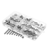 Suleve,M5SH2,150Pcs,Stainless,Steel,Socket,Button,Screw,Allen,Assortment