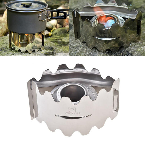 Outdoor,Camping,Cooking,Stove,Foldable,Alcohol,Stove,Windshield