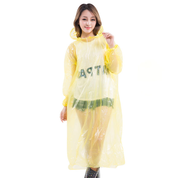 Adult,Hooded,Thicken,Disposable,Raincoat,Outdoor,Camping,Hiking,Protective,Raincoat