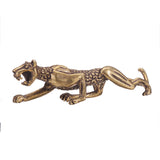 Chinese,Antique,Collection,Asian,Brass,leopard,Exquisite,Holder,Statue,Decorations