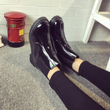 Women's,Rubber,Ankle,Boots,Round,Waterproof,Rainboots,Summer,Martin,Boots,Camping,Walking,Hiking