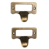 10Pcs,48MM*38MM,Brass,Label,Drawer,Handle,Screws