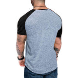 Men's,Crewneck,Breathable,Fitness,Short,Sleeve,Summer,Hiking,Camping,Travel,Holiday