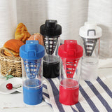 Outdoor,Camping,500ML,Portable,Sports,Drink,Shaker,Mixer,Water,Bottle,Plastic,Leakproof