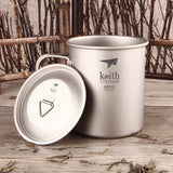 Keith,Ti3204,450ml,Folding,Handle,Antibacterial,Lightweight,Water,Camping,Picnic,Tableware