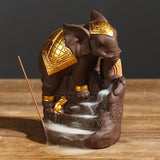 Ganesha,Backflow,Incense,Burner,Elephant,Censer,Stick,Holder