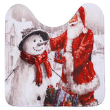 Bathroom,Christmas,Style,Bathroom,Carpet,Toilet,Cover