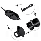 Portable,Omelette,Folding,Stainless,Double,Grill,Kitchen,Breakfast