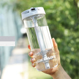 650ml,Straw,Glass,Water,Bottle,Outdoor,Camping,Sports,Travel,Stirring,Spring