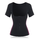 Front,Women,Sauna,Neoprene,Shaper,Sweat,Burner,Fitness,Shirts