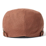 Linen,Solid,Beret,Adjustable,Casual,Outdoor,Sunshade,Visor