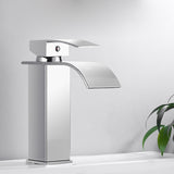 Waterfall,Plating,Bathroom,Basin,Faucet,Single,Lever,Single,Washing,Bathroom