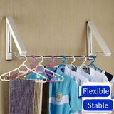 Creative,Mounted,Retractable,Foldable,Clothes,Magic,Hanger,Storage,Holder
