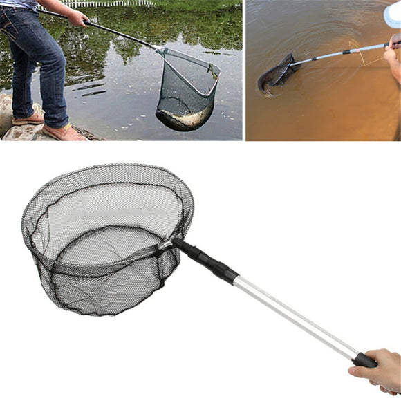 Telescopic,Light,Weight,Folding,Fishing,Landing,Handle,Sections