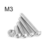 Suleve,500pcs,Stainless,Steel,Socket,Bolts,Screw