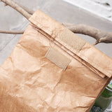 SANNE,Brown,Paper,Lunch,Reusable,Durable,Insulated,Thermal,Kraft,Paper,Snack