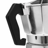 450ml,Silver,Aluminum,Octagonal,Mocha,Coffee,Percolator,Maker
