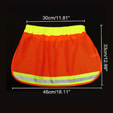 Safety,Shield,Helmet,Shade,Reflective,Stripe,Orange
