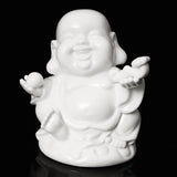 Peace,Laughing,Hotai,Statue,Happy,Sitting,Hotai,White,Gloss,Decorations