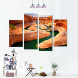 Miico,Painted,Combination,Decorative,Paintings,Canyon,River,Decoration