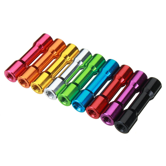 Suleve,M3AS14,10Pcs,Aluminum,Alloy,Standoff,Spacer,Round,Column,MultiColor,Smooth,Surface