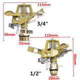 Degree,Rotary,Sprayer,Sprinkler,Alloy,Garden