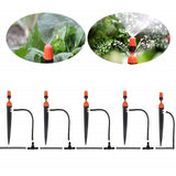 50Pcs,Micro,Spray,Adjustable,Degree,Water,Irrigation,Drippers,Stake,Emitter,System