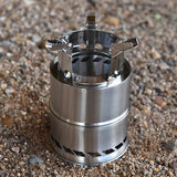People,Outdoor,Portable,Windproof,Cooking,Stove,Stainless,Steel,Detachable,Burner,Furnace,Camping,Picnic