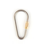 Titanium,Chain,Carabiner,Screw,Bottle,Buckle,Hanging,Padlock,Chain,Camping,Hiking