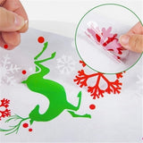 Christmas,Stickers,Decor,Christmas,Santa,Claus,Window,Glass,Decorative,Decal