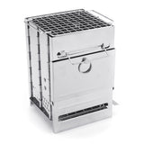 Stainless,Steel,Square,Folding,Portable,Barbecue,Grill,Stove,Compact,Charcoal,Outdoor,Camping,Cooker
