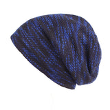 Stripe,Beanies,Solid,Velvet,Lining,Winter,Bonnet,Skullies