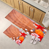 Starfish,Color,Cobblestone,Print,Flannel,Waterproof,Carpet