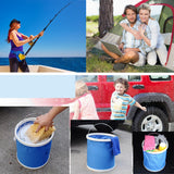 Oxford,Portable,Bucket,Foldable,Outdoor,Hiking,Camping,Fishing,Washing,Folding,Bucket,Basin