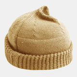 Unisex,Solid,Color,Winter,Elastic,Brimless,Landlord,Skull