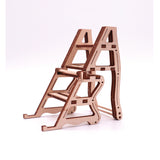 Assembly,Wooden,Chair,Birch,Phone,Shelf,Holder,Model,Children,Science,Model,Building
