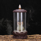 Ceramic,Backflow,Incense,Burner,Smoke,Cones,Holder,Sticks,Censer,Decor