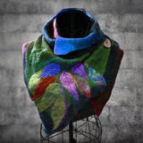 Women's,Casual,Multicolor,Stripes,Round,Scarves,Shawls,Scarf