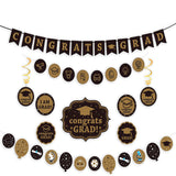 Graduation,Decorations,Party,Supplies,Black,Cards,Banner,Background