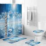 Shower,Curtain,Waterproof,Bathroom,Toilet,Cover