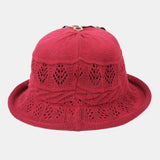 Women,Printed,Hollow,Straw,Breathable