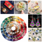 Colors,Cross,Stitch,Thread,Pattern,Chart,Embroidery,Floss,Sewing,Skeins